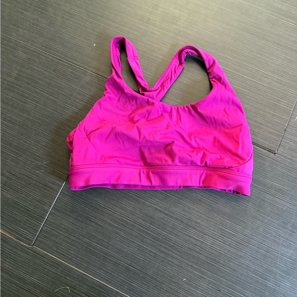 Athleta Vibrant Magenta Sports Bra
